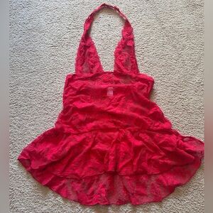 Vintage Victoria’s Secret size S red lingerie